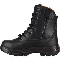 Safety Boots, Leather, Steel Toe, Size 6, Impermeable Sidevic Inc.