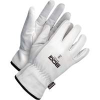 Gants de conducteur classiques r&eacute;sistant &agrave; la perforation, Grand, Paume en Cuir fleur de ch&egrave;vre, Thinsulate Sidevic Inc.