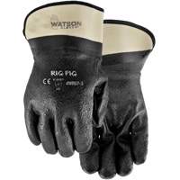 Rig Pig Gloves, One Size, Nitrile/PVC Coating, Jersey Shell Sidevic Inc.