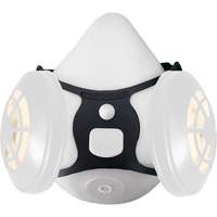 Ensemble de respirateur &agrave; demi-masque N95 Comfort-Air 400Nx noir sans soupape d'expiration, &eacute;lastom&egrave;re/Caoutchouc, Moyen/grand Sidevic Inc.