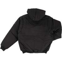Blouson d'aviateur en toile lourde avec capuchon, Hommes, Petit, Noir Sidevic Inc.