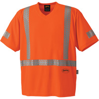 6900 T-shirt de protection contre les rayons UV CoolPass, 3T-Grand, Orange haute visibilit&eacute; Sidevic Inc.