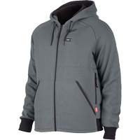 Chandail &agrave; capuchon chauffant M12 complet, Hommes, 2T-Grand, Gris, Polyester Sidevic Inc.