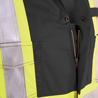 7702BK Combinaison ignifuge et r&eacute;sistant &agrave; l'arc &eacute;lectrique 88/12 FR-Tech, Taille 36, Noir, 9,7 cal/cm² Sidevic Inc.