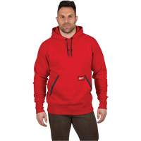 Chandail &agrave; capuchon lourd, Hommes, Petit, Rouge Sidevic Inc.