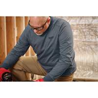 T-shirt de travail hybride, Hommes, Petit, Bleu Sidevic Inc.