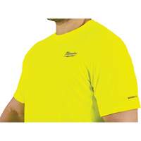 Workskin Lightweight High Visibility Shirt, Men's, Small, Yellow Sidevic Inc.