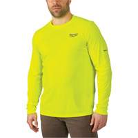 Workskin Lightweight High Visibility Shirt, Men's, Small, Yellow Sidevic Inc.