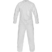 CleanMax&reg; Clean Manufactured Non-Sterile Coverall, Medium, White, Microporous Sidevic Inc.