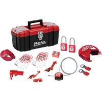 Basic Lockout Kit with Zenex Thermoplastic Locks, Electrical/Valve Kit, 19 Components Sidevic Inc.