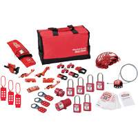 Premier Lockout Kit with Zenex Thermoplastic Locks, Electrical/Valve Kit, 34 Components Sidevic Inc.