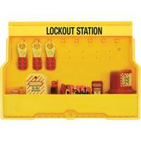 Premier Electrical Lockout Station, None Padlocks, 16 Padlock Capacity, Padlocks Not Included Sidevic Inc.