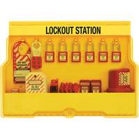 Premier Electrical Lockout Station, Thermoplastic Padlocks, 16 Padlock Capacity, Padlocks Included Sidevic Inc.