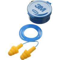 E-A-R Ultrafit Premolded Earplugs, Corded, Pair - Plastic Case, 25 dB NRR, One-Size Sidevic Inc.