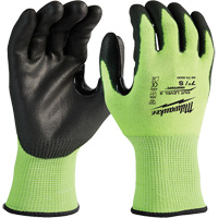 Gants haute visibilit&eacute; r&eacute;sistant aux coupures, Taille Petit, Calibre 15, Rev&ecirc;tement Nitrile/Polyur&eacute;thane, Enveloppe en Poly&eacute;thyl&egrave;ne, ANSI/ISEA 105 niveau 3 Sidevic Inc.