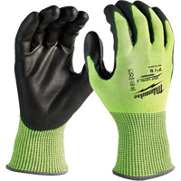 Gants haute visibilit&eacute; r&eacute;sistant aux coupures, Taille Petit, Calibre 13, Rev&ecirc;tement Nitrile/Polyur&eacute;thane, Enveloppe en Poly&eacute;thyl&egrave;ne, ANSI/ISEA 105 niveau 4 Sidevic Inc.