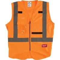 Veste de s&eacute;curit&eacute;, Orange haute visibilit&eacute;, 4T-Grand/5T-Grand Sidevic Inc.