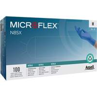 Gants Microflex N85, T-petit, Nitrile, 3,5 mils, Sans poudre, Bleu, Classe 2 Sidevic Inc.