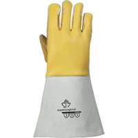 TIG Welding Gloves, Grain Elkhide, Size Small Sidevic Inc.