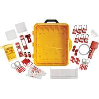 Electrical Lockout Station with Keyed Different Nylon Safety Lockout Padlocks, Plastic Padlocks, 60 Padlock Capacity, Padlocks Included Sidevic Inc.