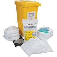 Premium Spill Kit, Oil Only, Bin, 63 US gal. Absorbancy Sidevic Inc.