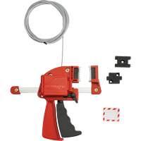 Red Clamping Cable Lockout, 8' Length Sidevic Inc.