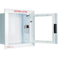 Grande armoire enti&egrave;rement encastr&eacute;e avec alarme, Zoll AED Plus/Zoll AED 3/Cardio-Science/Physio-Control Pour, Non m&eacute;dical Sidevic Inc.