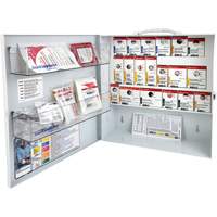 Armoire pour premiers soins SmartCompliance, R&eacute;pond &agrave; la norme CSA Z1220-17 type 2 environnements &agrave; faible risque, Petit (2-25 travailleurs) Sidevic Inc.