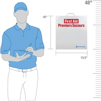 Armoire pour premiers soins SmartCompliance, R&eacute;pond &agrave; la norme CSA Z1220-17 type 3 environnements &agrave; haut risque, Petit (2-25 travailleurs) Sidevic Inc.