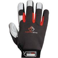 Gants de m&eacute;canicien Clutch Gear Thinsulate, Paume Cuir fleur de ch&egrave;vre/Cuir refendu, Taille Petit/7 Sidevic Inc.