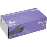 Medical Grade Disposable Gloves, Large, Nitrile, 6-mil, Powder-Free, Black, Class 2 Sidevic Inc.