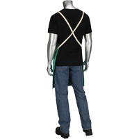 Tablier en satinette 100 % coton trait&eacute; FR Ironcat Dynamic, Salopette, Vert Sidevic Inc.