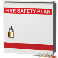 Boîte pour plan de s&eacute;curit&eacute; en cas d'incendie Sidevic Inc.