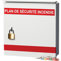 Boîte pour plan de s&eacute;curit&eacute; en cas d'incendie Sidevic Inc.