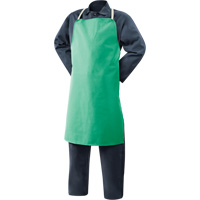Tablier en coton ignifuge Weldlite, Salopette, 36" lo, Vert Sidevic Inc.