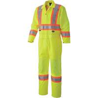 5999A Combinaison de s&eacute;curit&eacute; routi&egrave;re, T-petit, Jaune lime haute visibilit&eacute; Sidevic Inc.