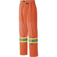 6001P Pantalon de s&eacute;curit&eacute; routi&egrave;re, Polyester, T-petit, Orange haute visibilit&eacute; Sidevic Inc.
