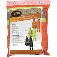 5598 Combinaison de pluie imperm&eacute;able et l&eacute;g&egrave;re, Polyester/PVC, Petit, Orange haute visibilit&eacute; Sidevic Inc.