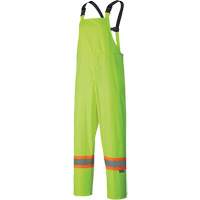 5599 Combinaison de pluie imperm&eacute;able et l&eacute;g&egrave;re, Polyester/PVC, T-petit, Jaune lime haute visibilit&eacute; Sidevic Inc.