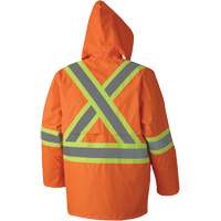 5608 Combinaison de pluie imperm&eacute;able 210D, Polyester/PVC, Petit, Orange haute visibilit&eacute; Sidevic Inc.