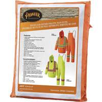 5608 Combinaison de pluie imperm&eacute;able 210D, Polyester/PVC, Petit, Orange haute visibilit&eacute; Sidevic Inc.