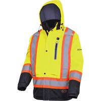 5408 Veste imperm&eacute;able &agrave; isolation thermique, Hommes, Petit, Jaune lime haute visibilit&eacute; Sidevic Inc.