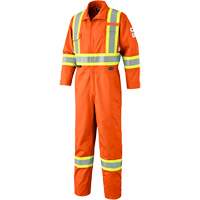 7702T Combinaison FR-Tech contre les arcs, Taille 40 (grand taille), Orange haute visibilit&eacute;, 10 cal/cm² Sidevic Inc.