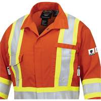 7702W Combinaison FR-Tech ignifuge/contre les arcs pour femme, Taille T-petit, Orange haute visibilit&eacute;, 10 cal/cm² Sidevic Inc.