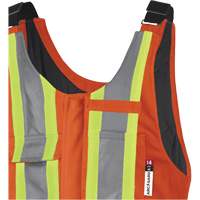 5534A Flame-Resistant Quilted Safety Overalls, Small, Orange Sidevic Inc.