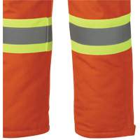 5534A Flame-Resistant Quilted Safety Overalls, Small, Orange Sidevic Inc.