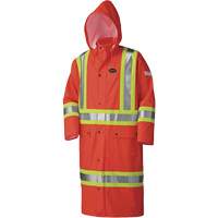 5896 Manteau long imperm&eacute;able et ignifuge, Petit, Orange haute visibilit&eacute; Sidevic Inc.