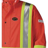 5896 Manteau long imperm&eacute;able et ignifuge, Petit, Orange haute visibilit&eacute; Sidevic Inc.