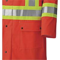 5896 Manteau long imperm&eacute;able et ignifuge, Petit, Orange haute visibilit&eacute; Sidevic Inc.