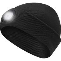 5678 Knit Toque with LED Headlight, Fleece Lining, One Size, Black Sidevic Inc.